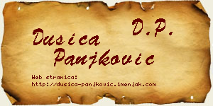 Dušica Panjković vizit kartica